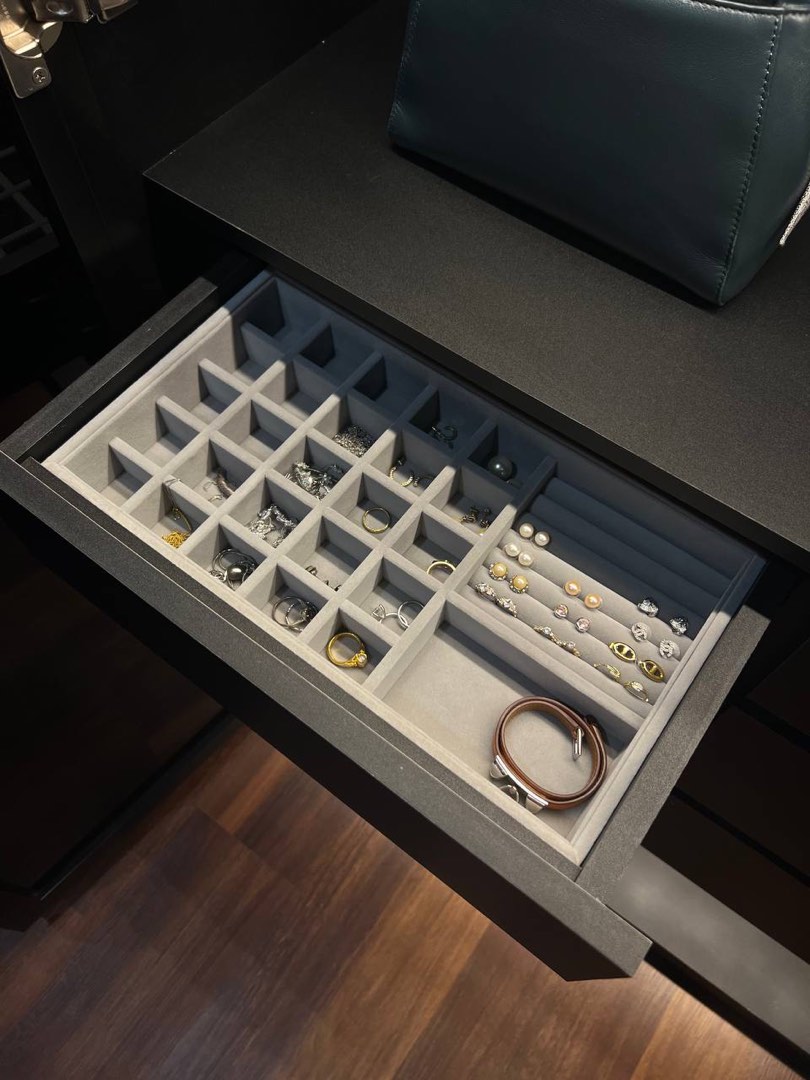 Custom jewellery drawer organiser display, Furniture & Home Living