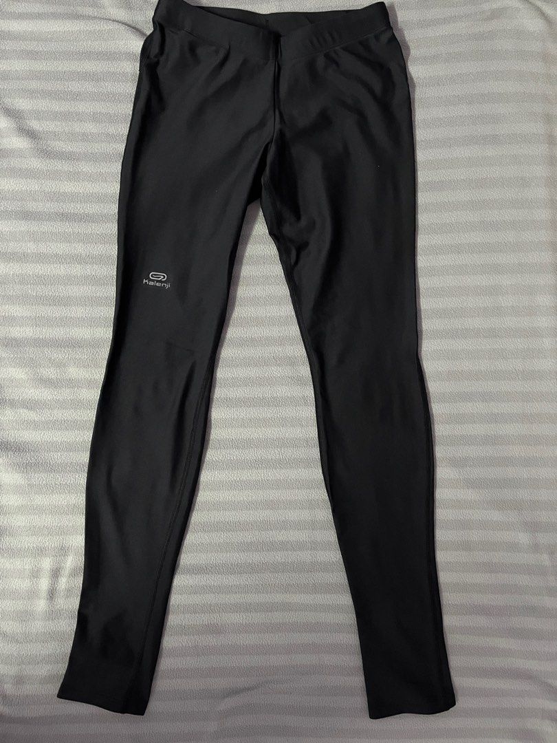 Decathalon Kalenji Womens Basic Running Black Tights, Women's Fashion,  Activewear on Carousell