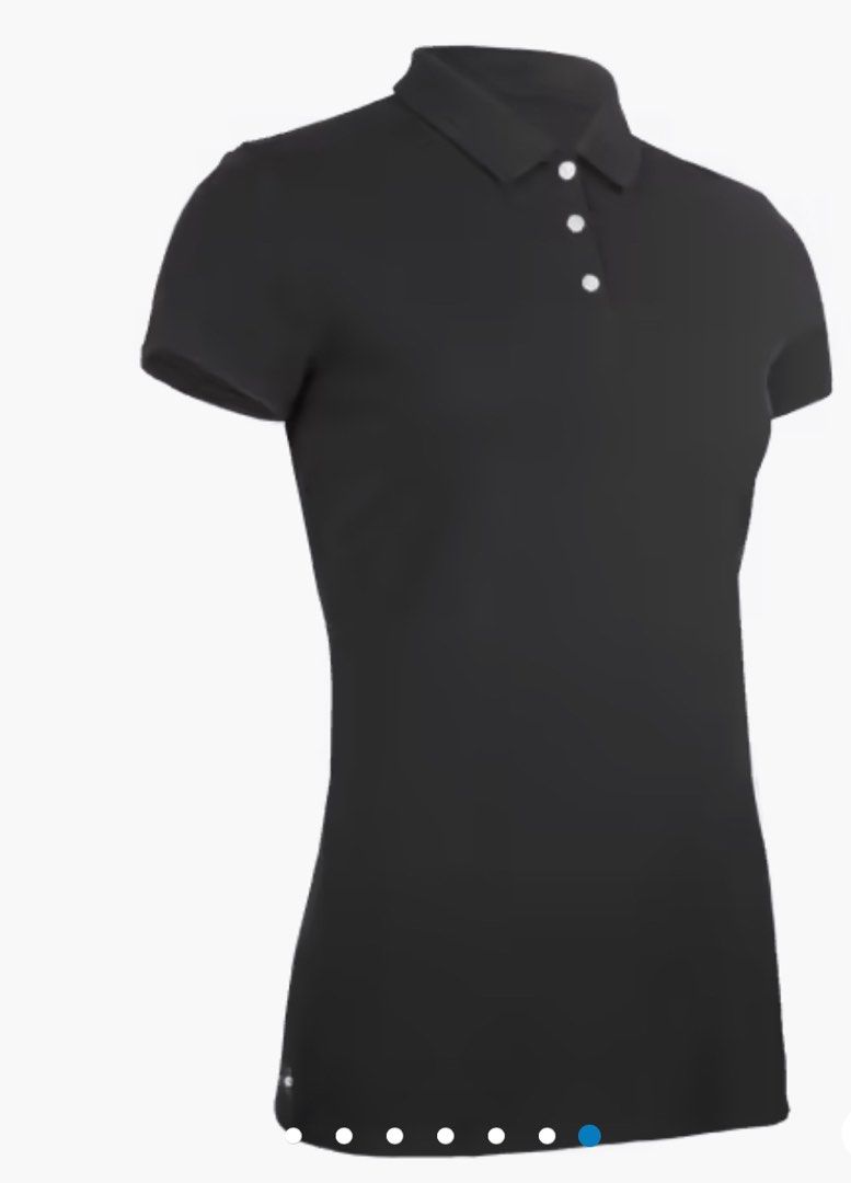 Men's short-sleeved golf polo shirt - MW100 white