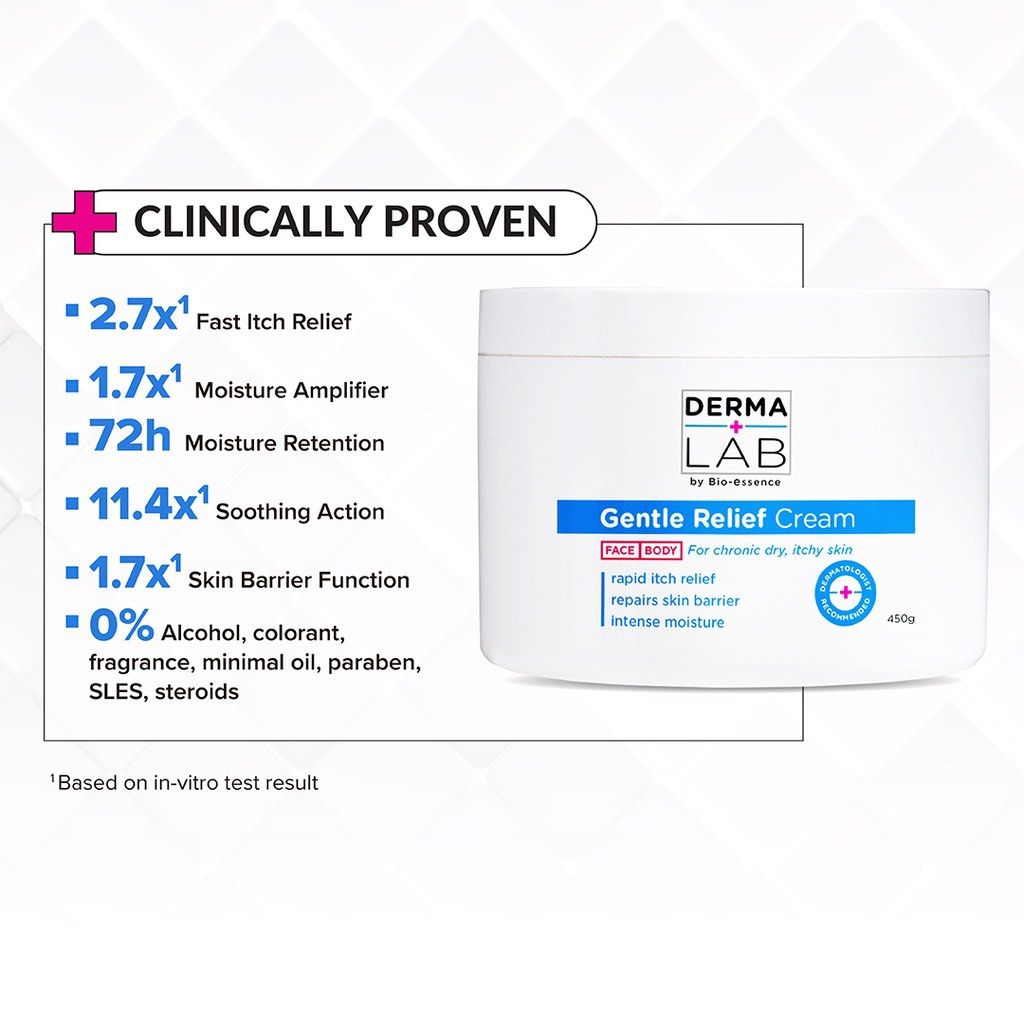 Derma Lab Gentle Relief Cream 100g, Beauty & Personal Care, Bath & Body ...