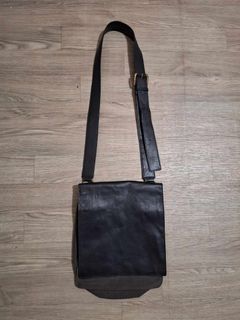 DRIES VAN NOTEN - Canvas Leather Sling Bag