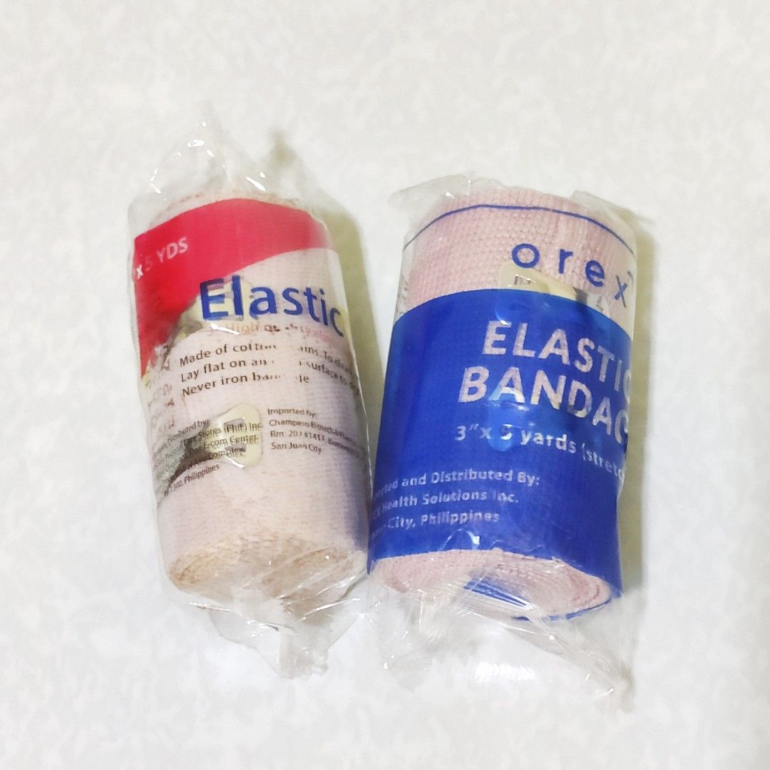 Elastic Bandage 3 inches (Category: Medical Supplies & Tools) located in San Juan City. Submitted by paddybear (Listing ID 1242266041, Image 1). Description: P30.00 per piece Items available: 1 pc AidPlus bandage 3 inches 1pc Orex bandage 3 inches.
