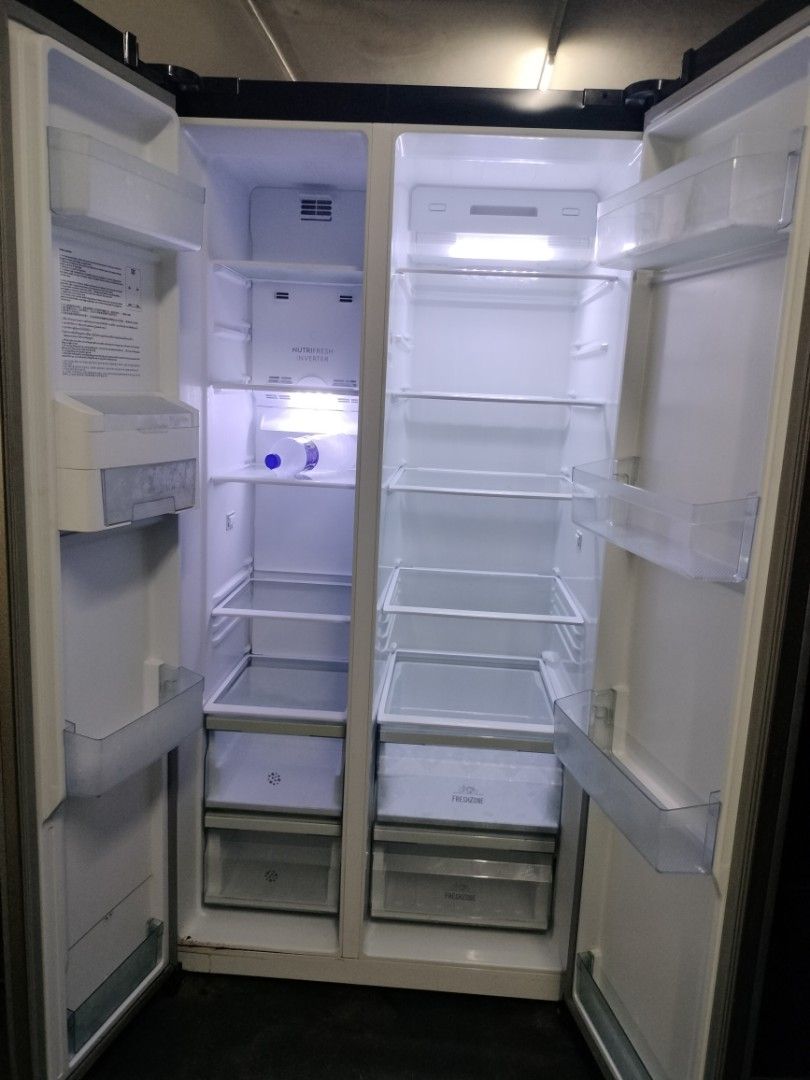 Electrolux side by side refrigerator, TV & Home Appliances, Kitchen
