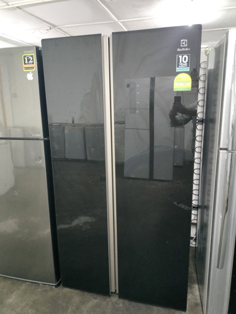 Electrolux side by side refrigerator, TV & Home Appliances, Kitchen