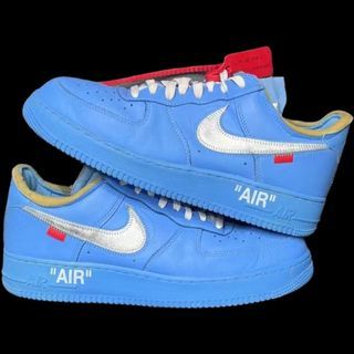 Louis Vuitton X Nike Air Force 1 Virgil Abloh (Royal Blue), Men's Fashion,  Footwear, Sneakers on Carousell