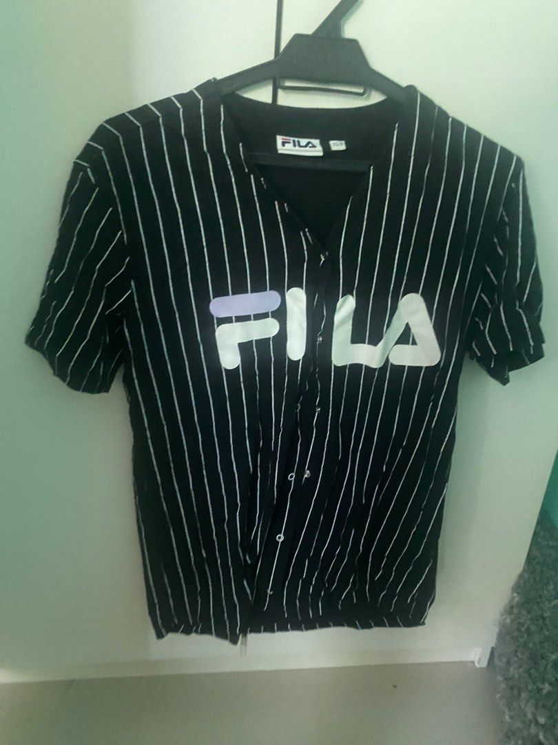 Baseball shirt fila sales
