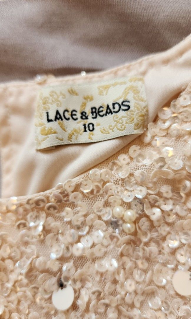 Free Shipping Lace Beads embellished sleeveless crop top co ord