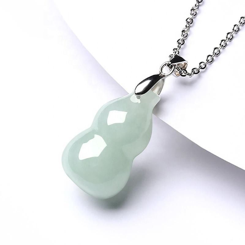 Dainty best sale jade necklace