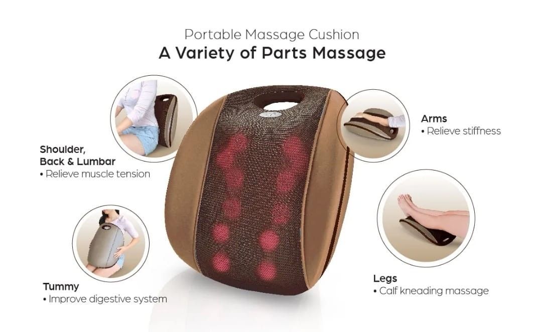 Gintell massage hot sale pillow
