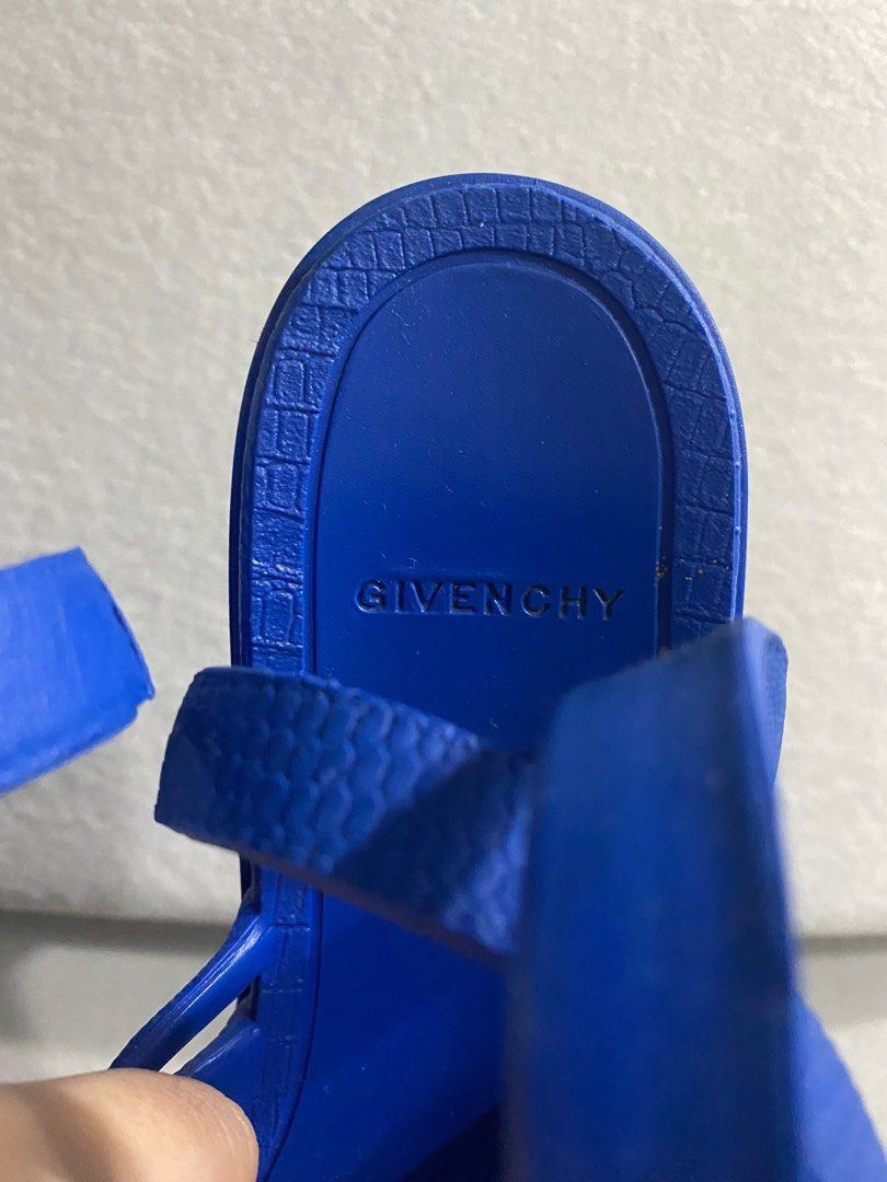 Givenchy slides womens blue hot sale