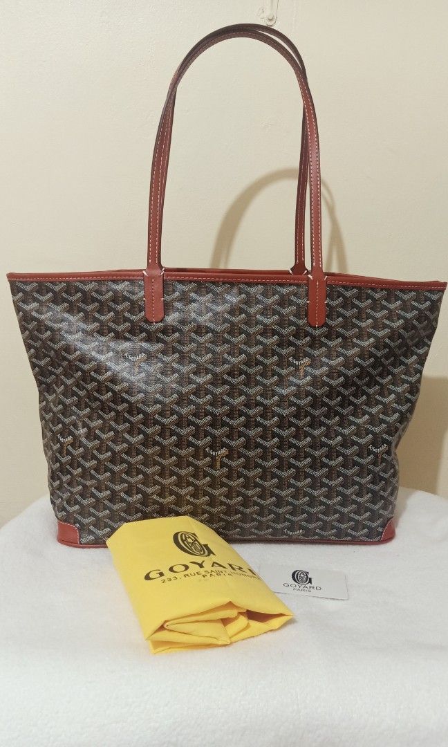 Goyard, Bags, Goyard Anjou Gm Reversible Wine Color W Pouch Brand New  Unused Limited Color