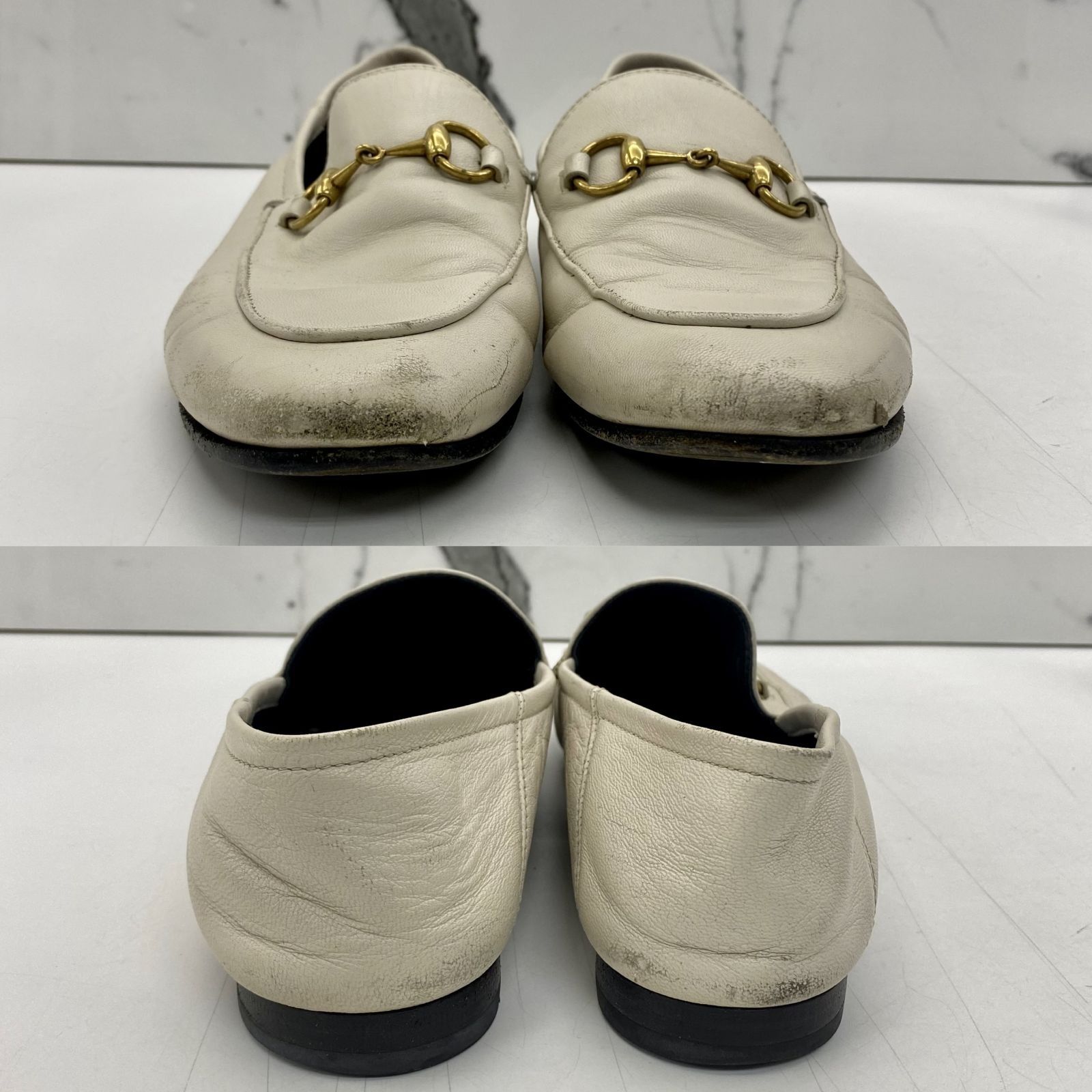 GUCCI BEIGE HORSEBIT LOAFERS 237019463 WE Luxury Sneakers