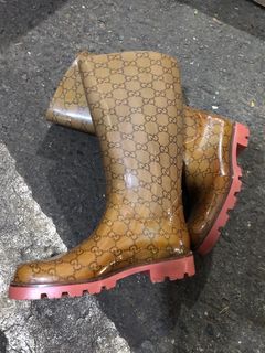 Gucci Monogram Rain boots(36 Eur)