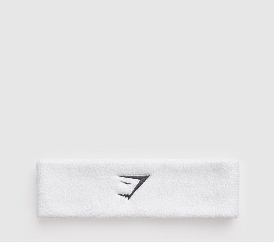 Gymshark headband in white, Women's Fashion, Activewear on Carousell