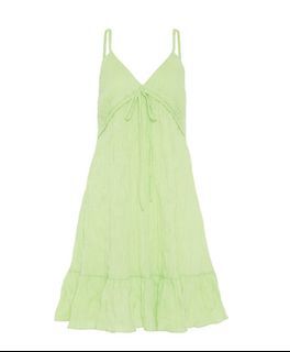 HaloHalo Store GoodTimes Mini Jade Dress in Lime XS