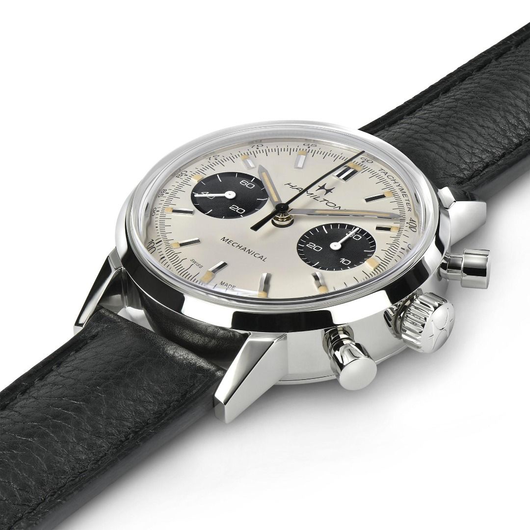 Hamilton American Classic Panda Dial Intra-Matic Chronograph Mechanical ...
