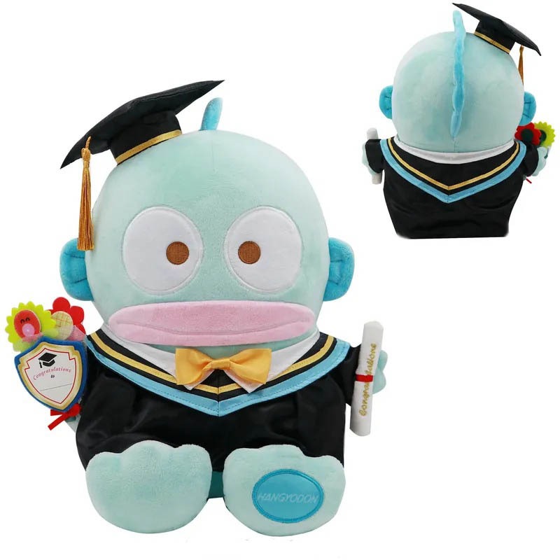 Hangyodon 畢業公仔 Sanrio 水怪 海怪 畢業毛公仔 博士公仔 畢業禮物 三麗鷗, 興趣及遊戲, 玩具 & 遊戲類 ...