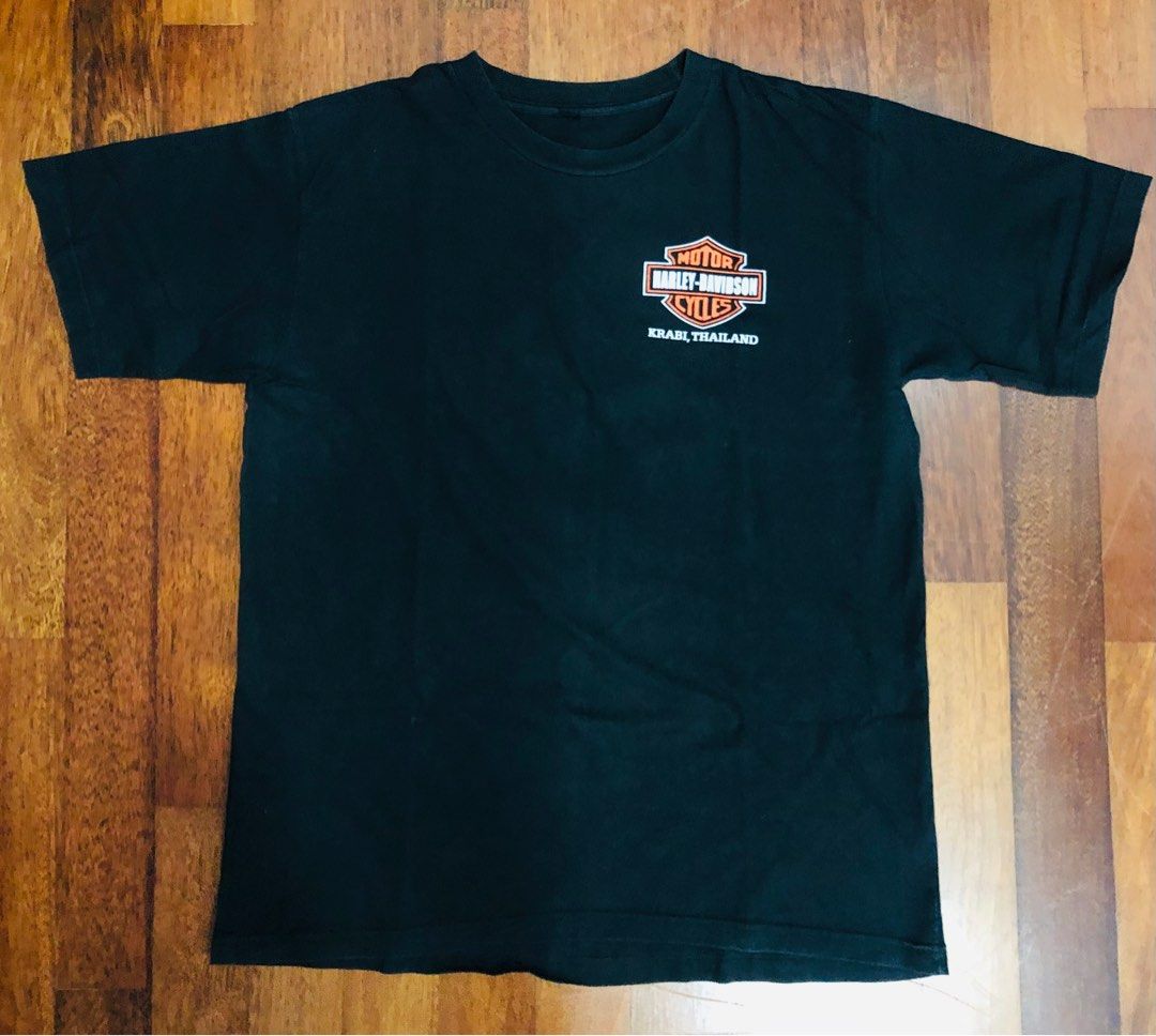 Harley Davidson Krabi Thailand Tshirt, Men's Fashion, Tops & Sets
