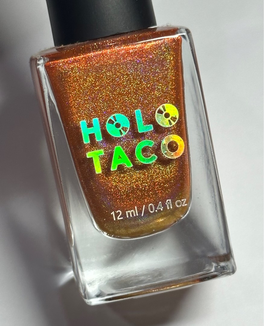 Holo Taco Nail Polish Orange Drink, Beauty & Personal Care, Hands