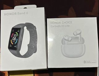 Honor Band 6 and Honor Choice Earbuds x3 lite