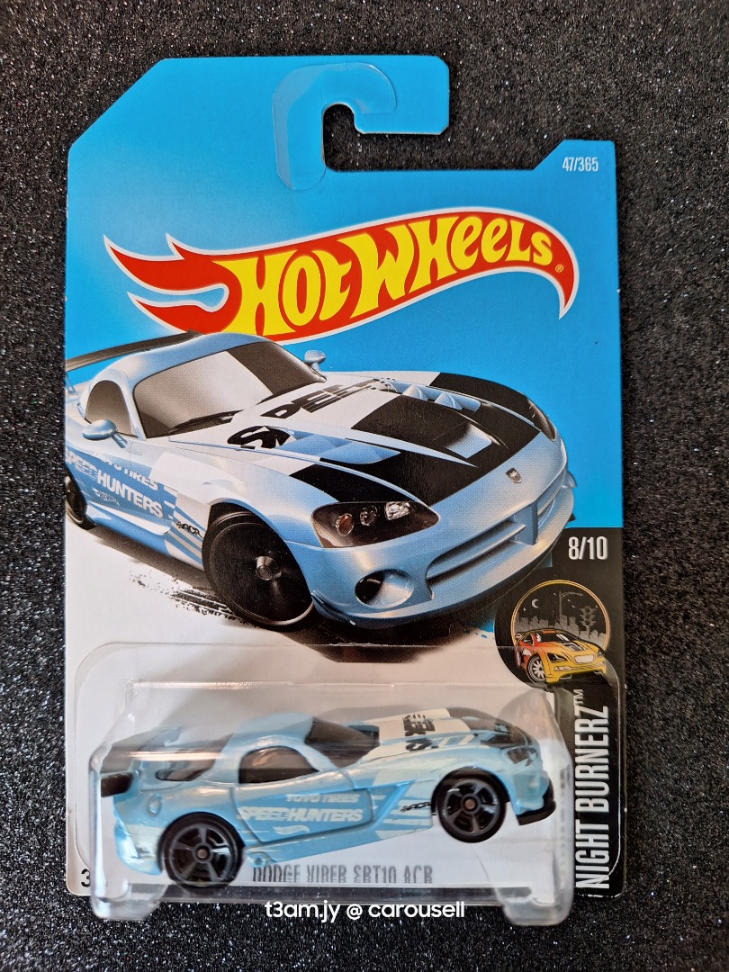 Hot Wheels Dodge Viper SRT10 ACR Racing Blue – Sammlerauto 242/250 Mit Schutzhülle