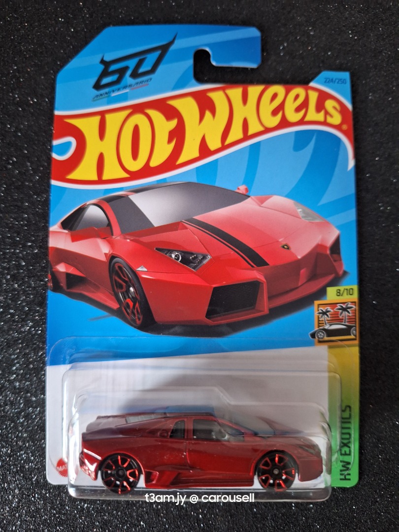 Hot Wheels Lamborghini Reventon Red 60 Anniversary 2023, Hobbies & Toys ...