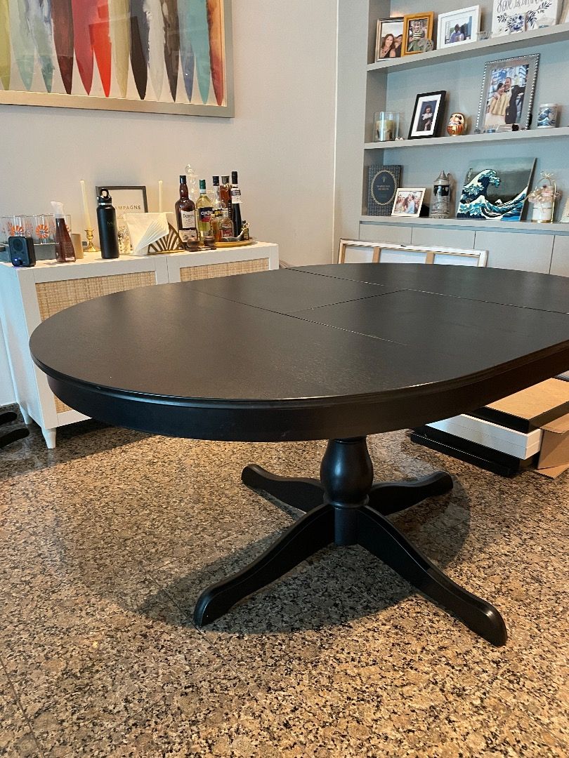 Ikea dining table INGATORP Extendable table black Free Items