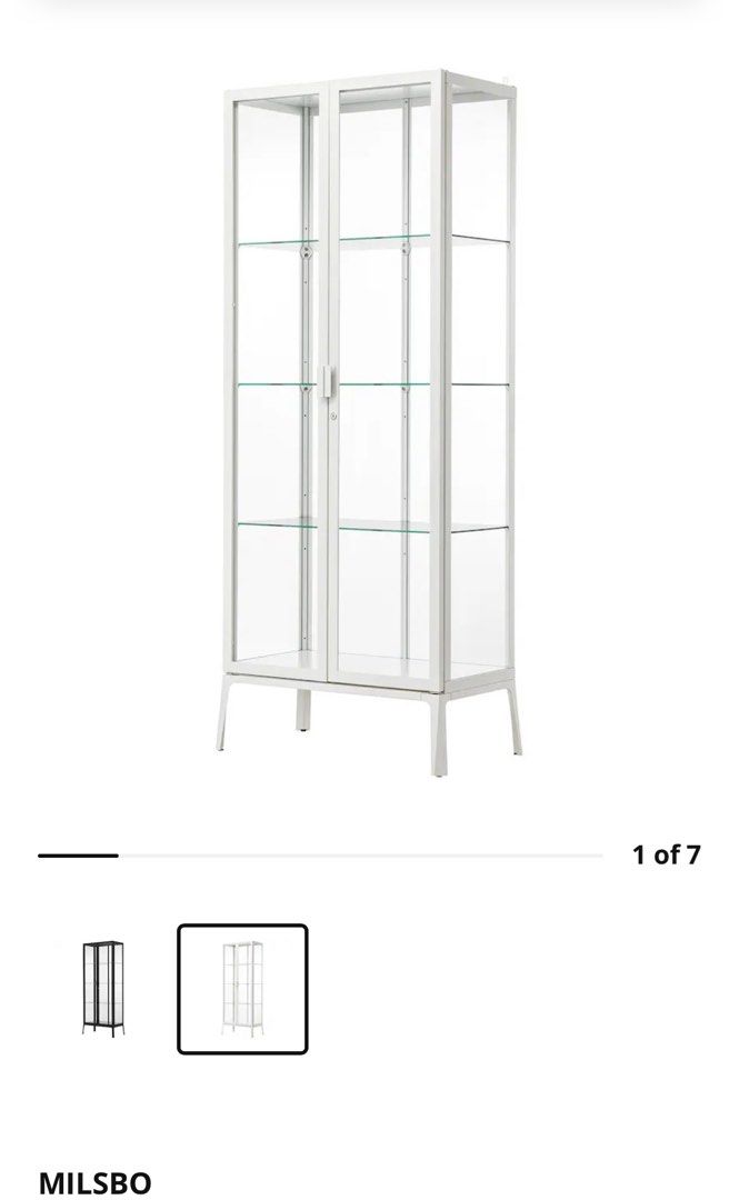 IKEA Glass Display Furniture & Home Living, Furniture, Shelves