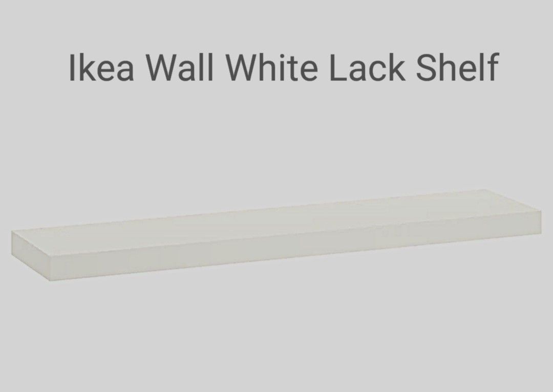 Ikea Lack shelf white, unused, Furniture & Home Living, Furniture