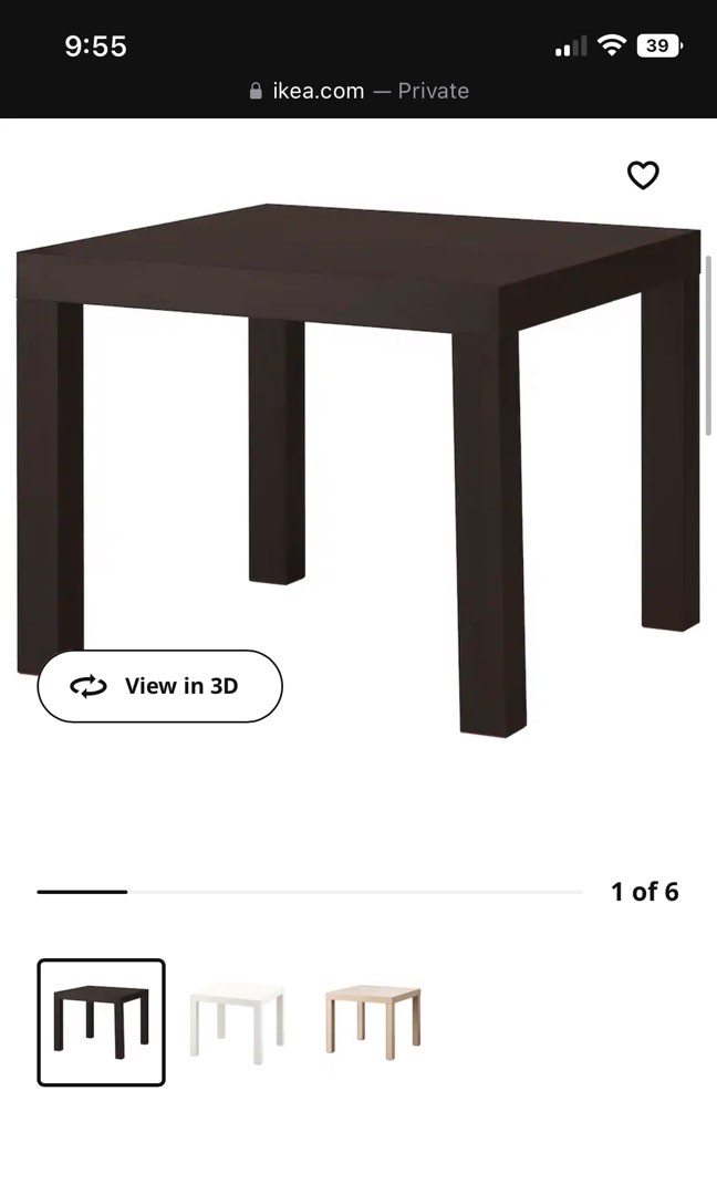 IKEA LACK Table, Furniture & Home Living, Furniture, Tables & Sets on