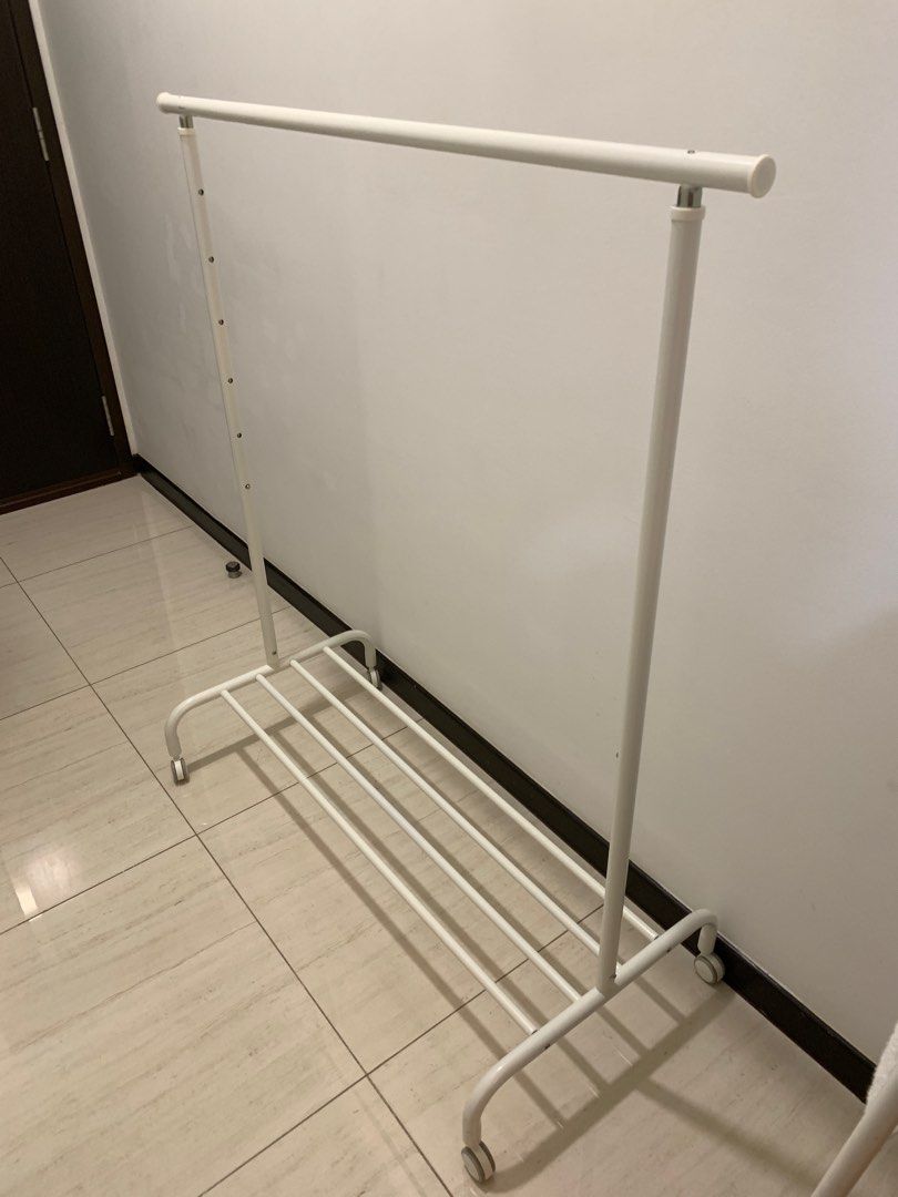 Ikea Rigga clothes rack, Furniture & Home Living, Home Improvement
