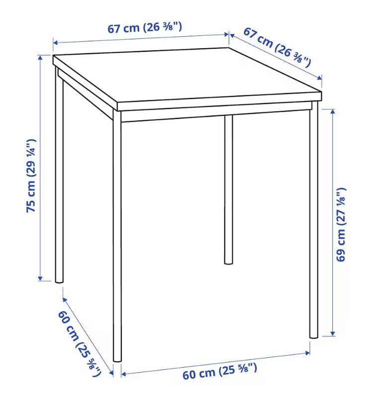 Ikea Sandsberg Table, Furniture & Home Living, Furniture, Tables & Sets