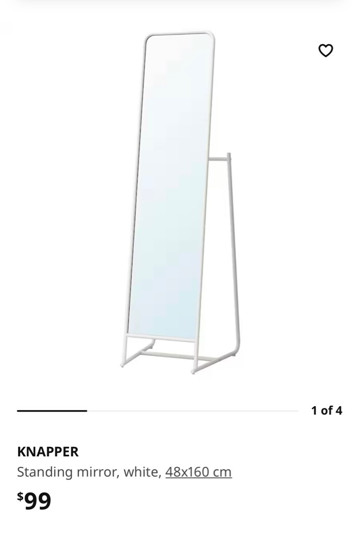 Ikea Standing Mirror, Furniture & Home Living, Home Decor, Mirrors on