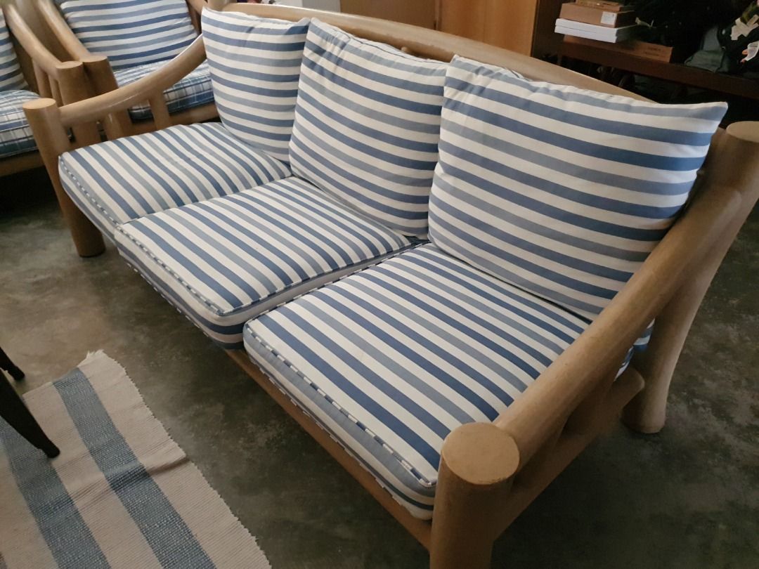 Bamboo sofa set lowest price hot sale