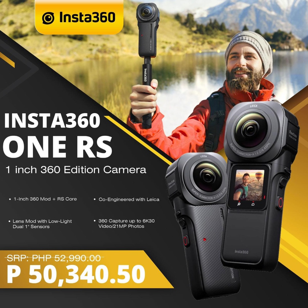 Insta360 ONE RS, Photography, Cameras on Carousell
