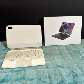 iPad Mini 6 White Magic Keyboard Case Magnetic Goojodoq Bluetooth 3rd Gen