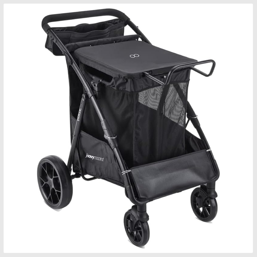 Joovy Platoon Utility Cart, Large Shopping Cart, Beach Cart, Holds 155 ...
