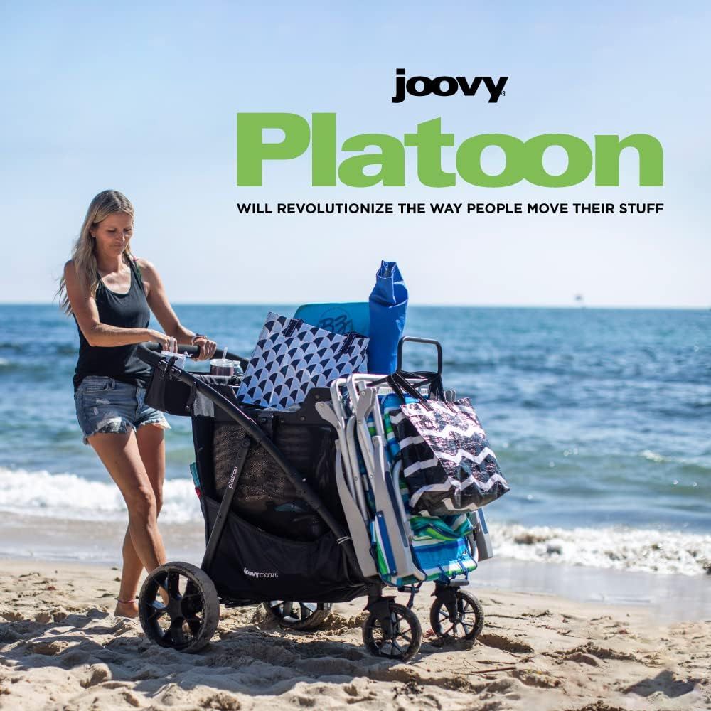 Joovy Platoon Utility Cart Large Shopping Cart Beach Cart Holds