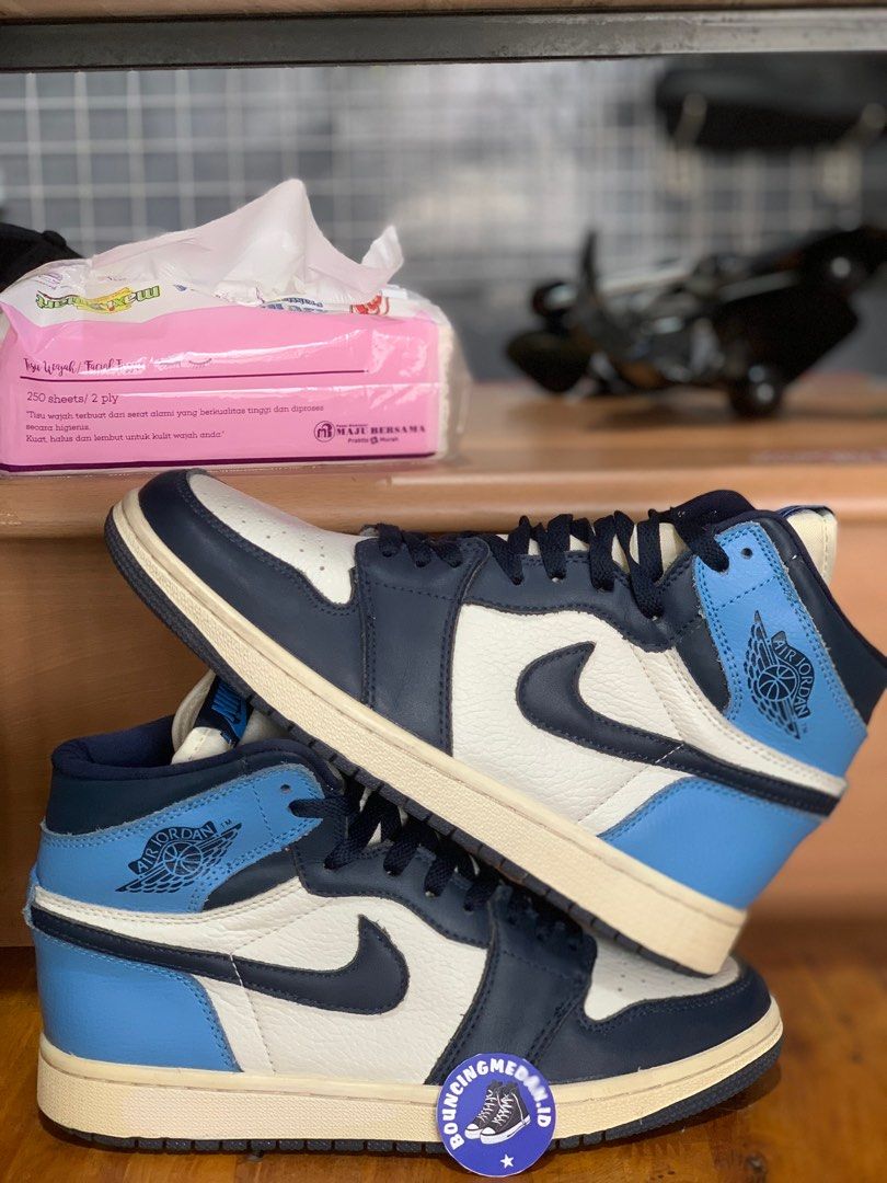 jordan 1 retro high obsidian unc goat