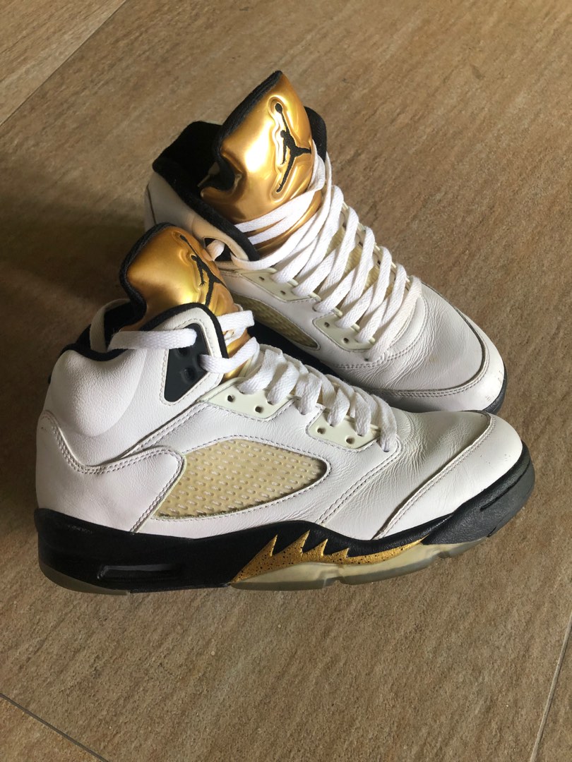 Jordan 5 Gold Tongue Olympic Gold 2016