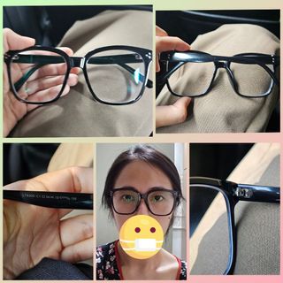 Kacamata oversized unisex pria wanita