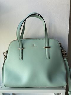 New Kate Spade Cedar Street Cami Mint Green Saffiano Leather Cross-body  Handbag