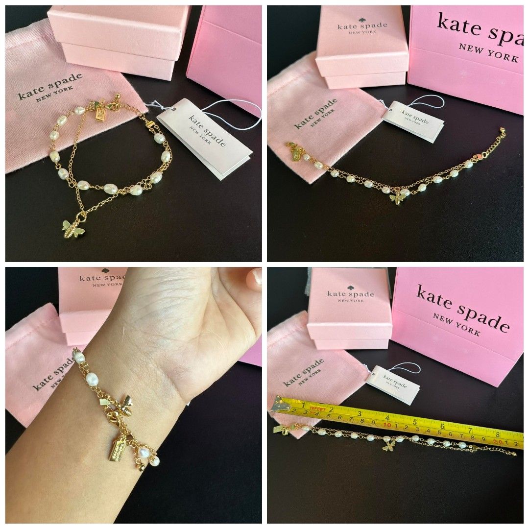 Kate Spade Queen Bee Pearl Bracelet