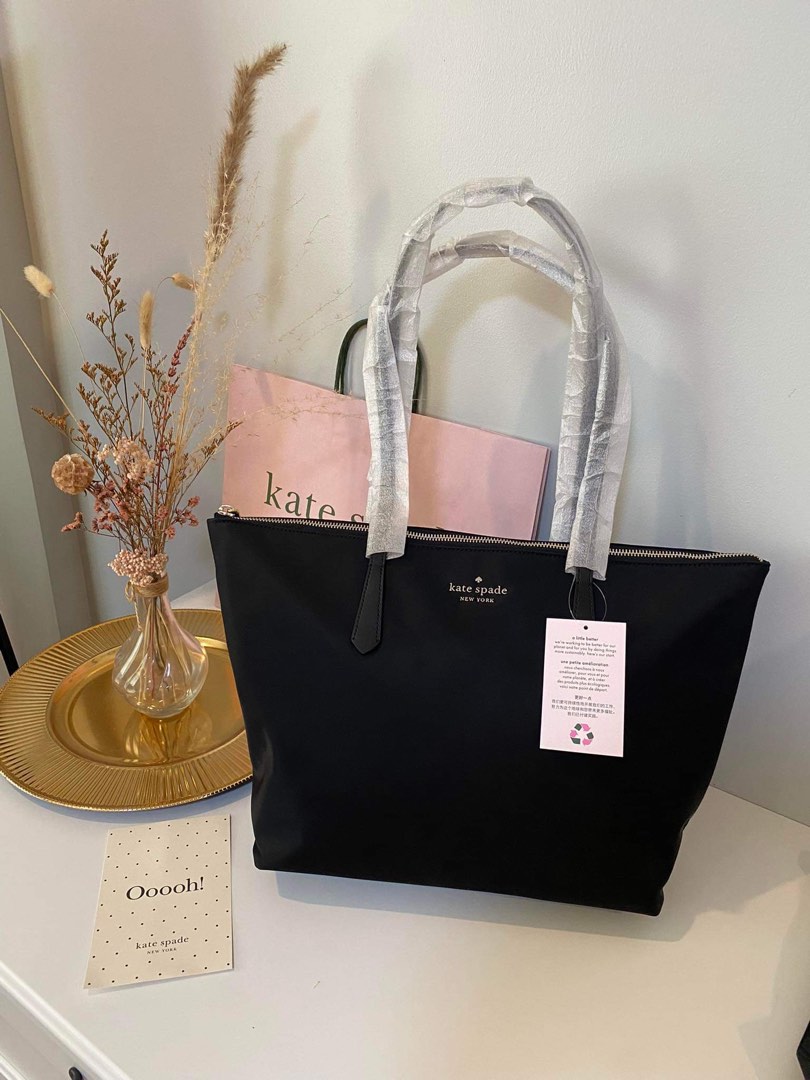 Kate Spade Tote Bag in Black, Women's Fashion, Bags & Wallets, Tote Bags on  Carousell