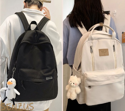 Korean Large Capacity Bag Pack Fashion Simple Backpack Woman
