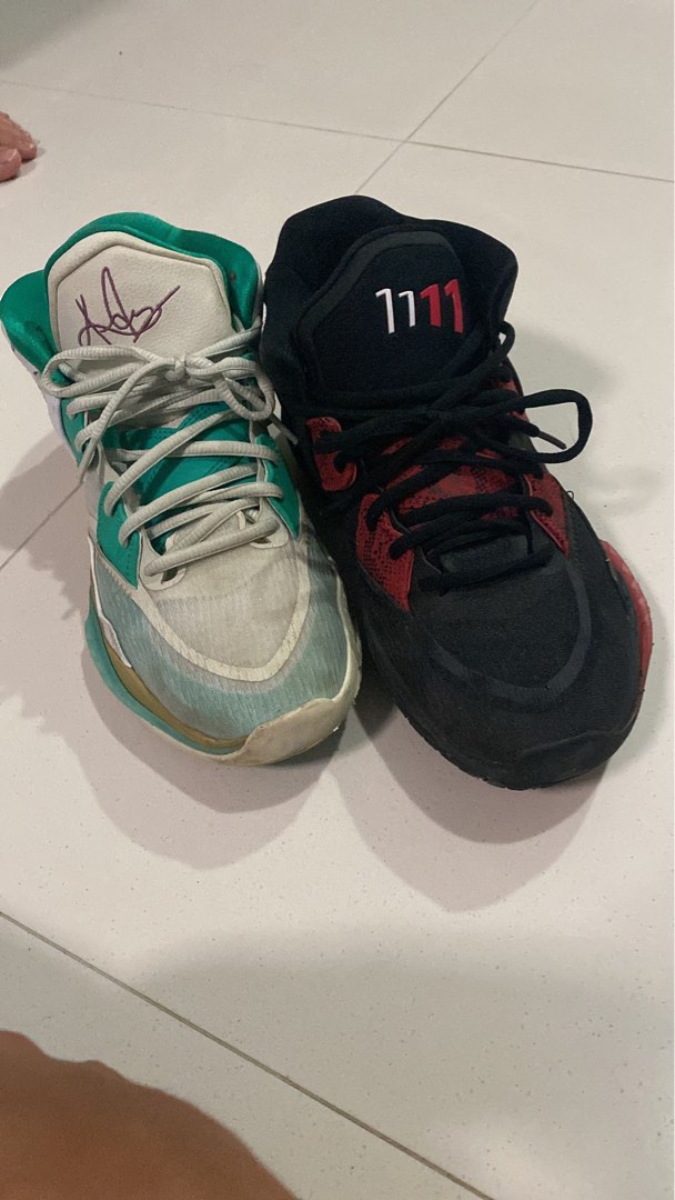 kyrie mismatched shoes