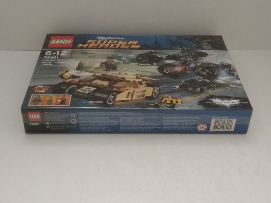 LEGO 76001 The Dark Knight Trilogy - The Bat vs. Bane Tumbler, 興趣及遊戲 ...