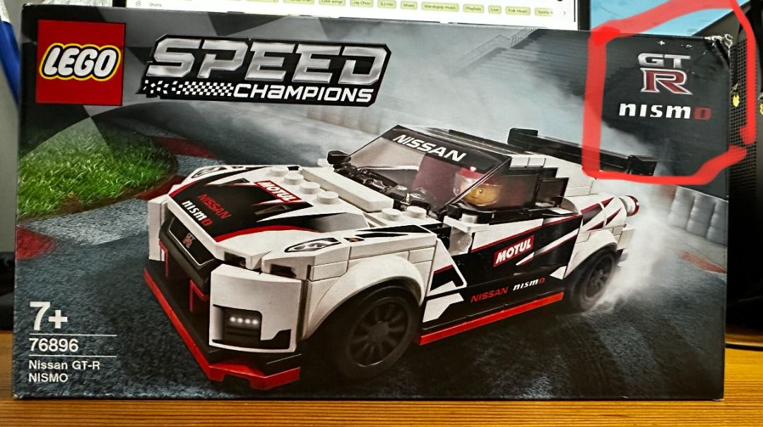 LEGO 76896 SPEED Champions Nissan GT-R NISMO (Dented Box), Hobbies ...
