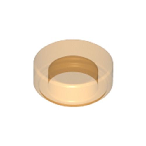 LEGO Parts 35380 98138 Flat Tile 1x1 Round Transparent Bright