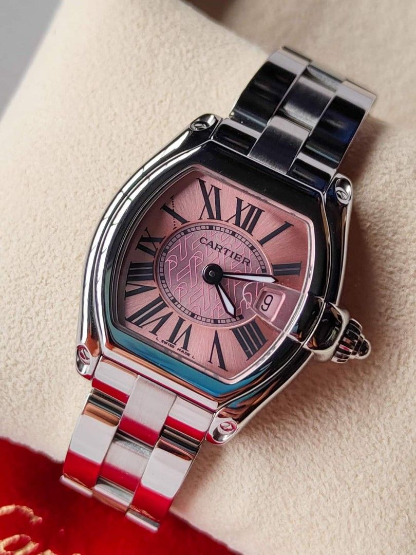 Cartier pink watch 2025